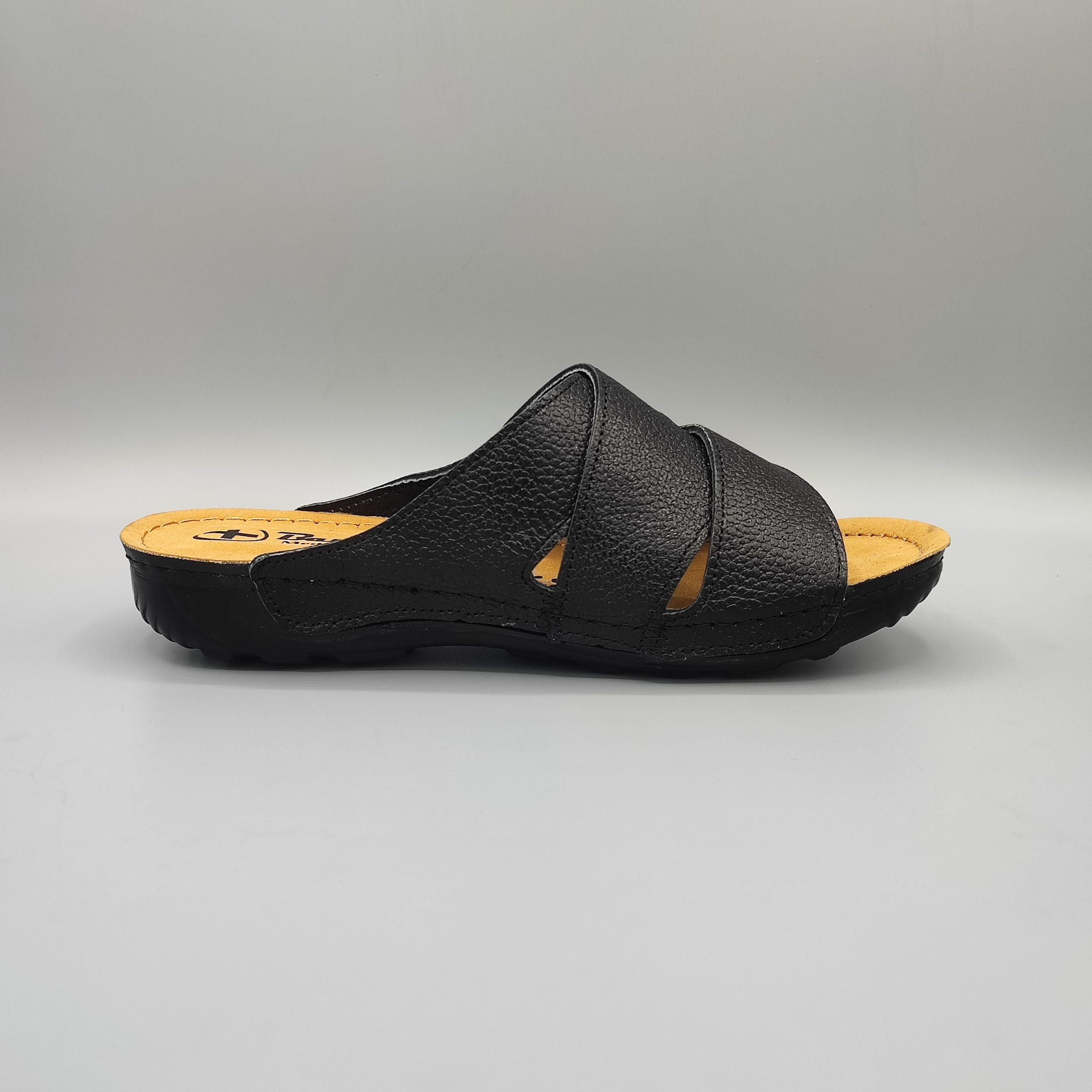 Leather medical slippers for men4