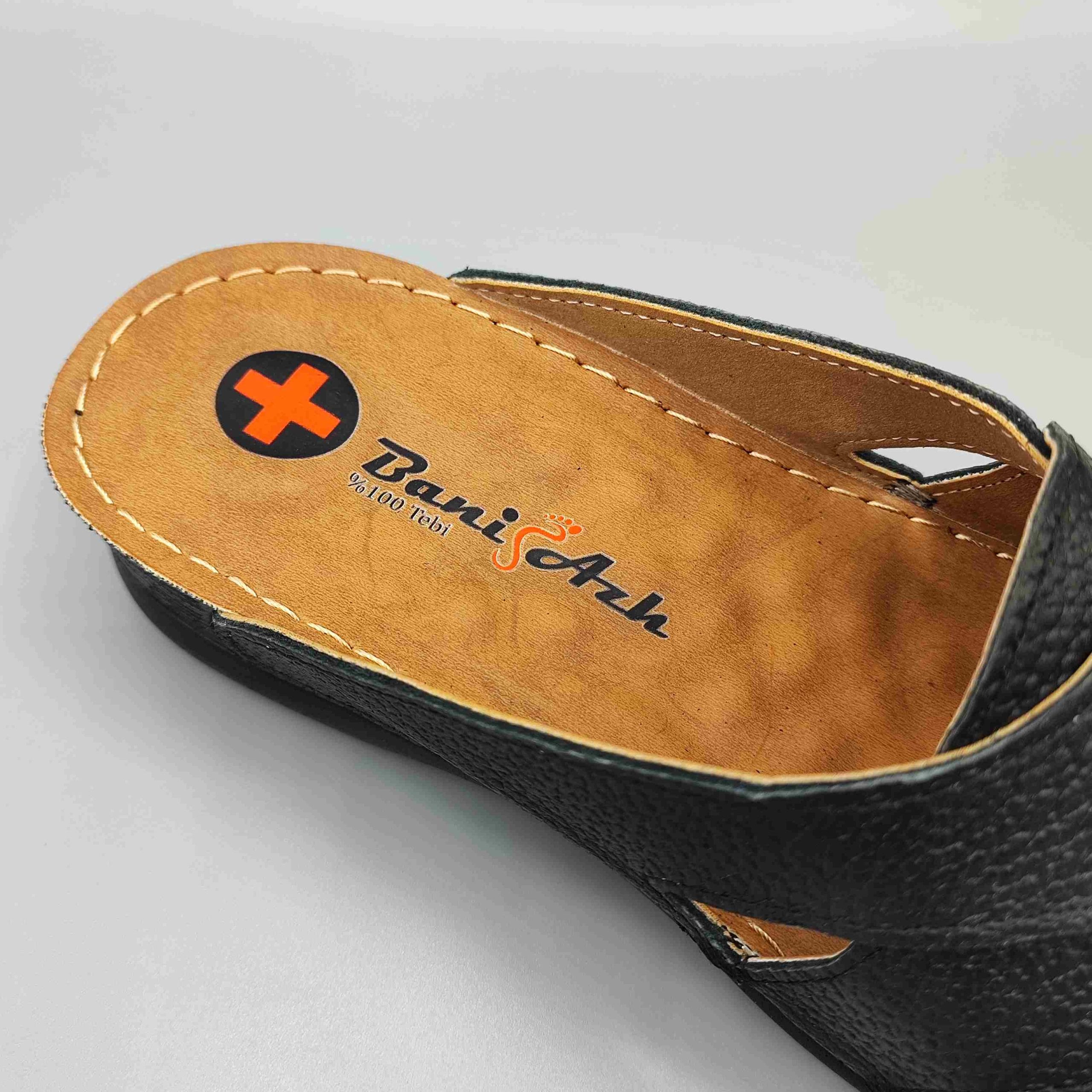Women's medical sandals made of natural leather 4