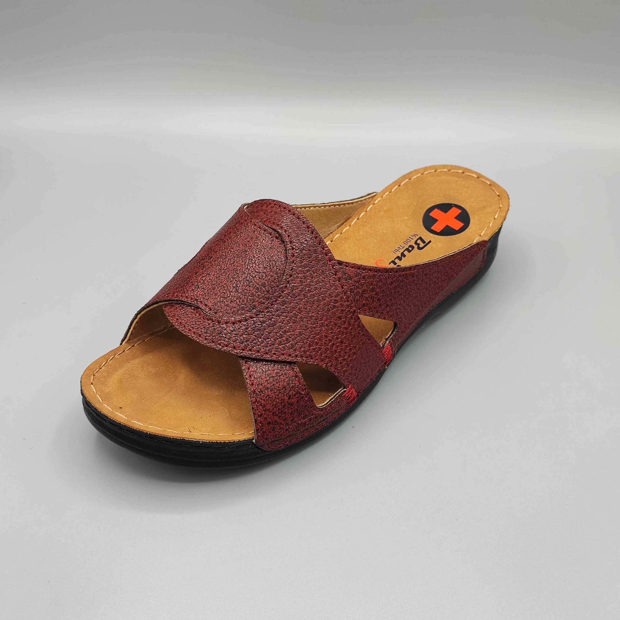 Women's medical sandals made of natural leather 6