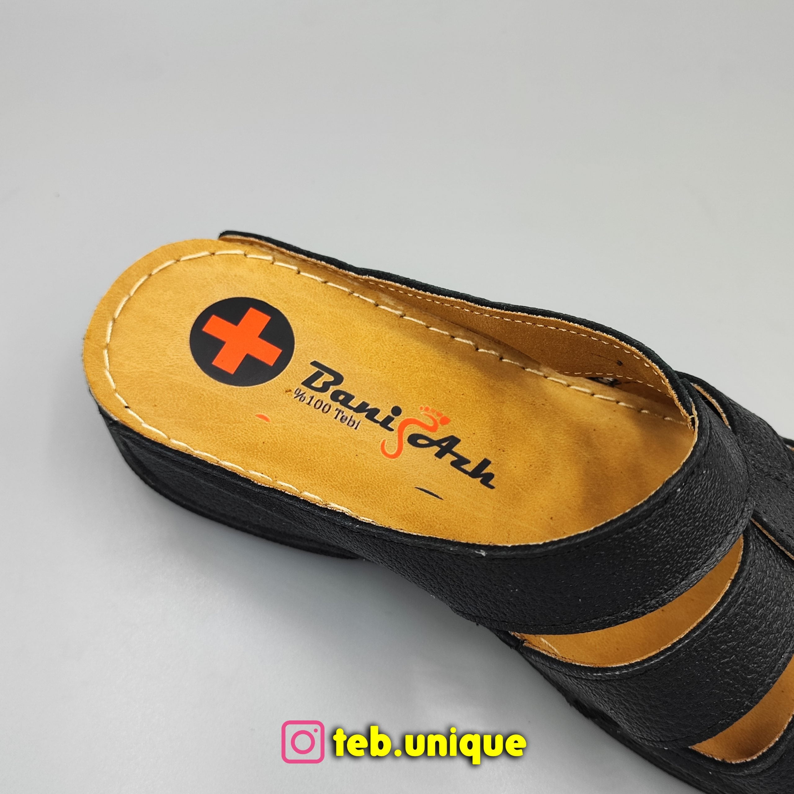 Women's medical leather slippers4