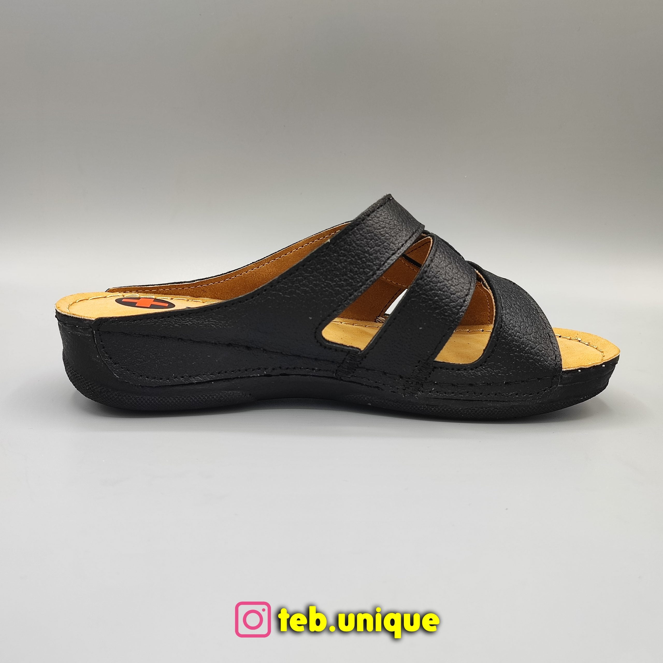 Women's medical leather slippers5